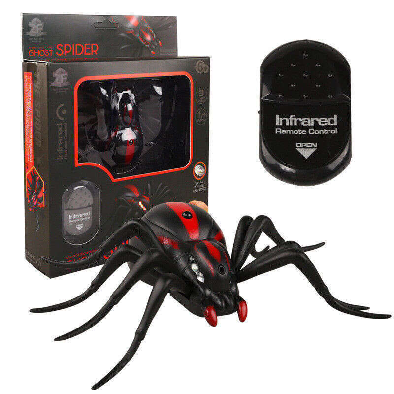 Trick Electric roach Pet RC Simulation Spider Robotic Remote Control Ant Toy Halloween Xmas Mini Gift for Adult Prank Insect