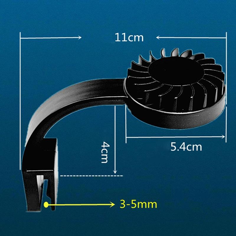Usb Charging Small Fishbowl LED Light With Separate Power Switch High Brightness Clip-type Mini Water Grass Lamp Aquarium