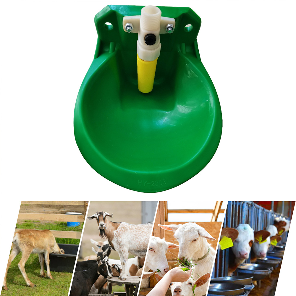 Automatic Sheep Drinker Plastic Feeder Drinker Time-Saving Sheep Drinking Cup Versatile Farm Equipment for Animal Pony Calf Pig