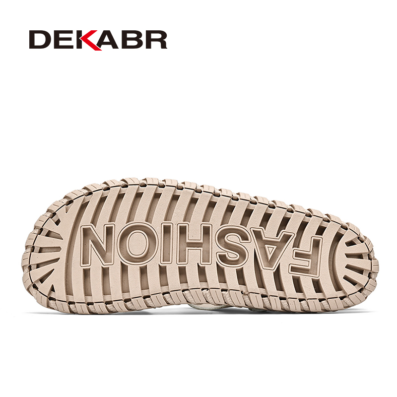 DEKABR New Big Size 38-46 Summer Trend us Boy Slippers Tenis Mascuo Casual Men's Sandals Hiking Walking New Beach Shoes 1e13