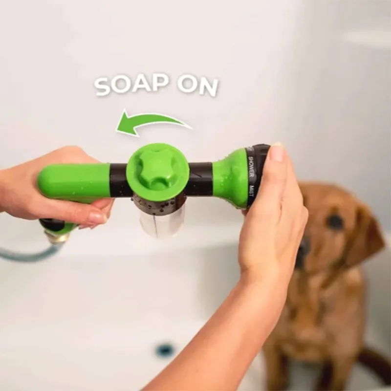 Garden Household Portable Dog Washing Water Gun Car Washing Water Gun Adjustable Nozzle High Pressure Foam Water Guns