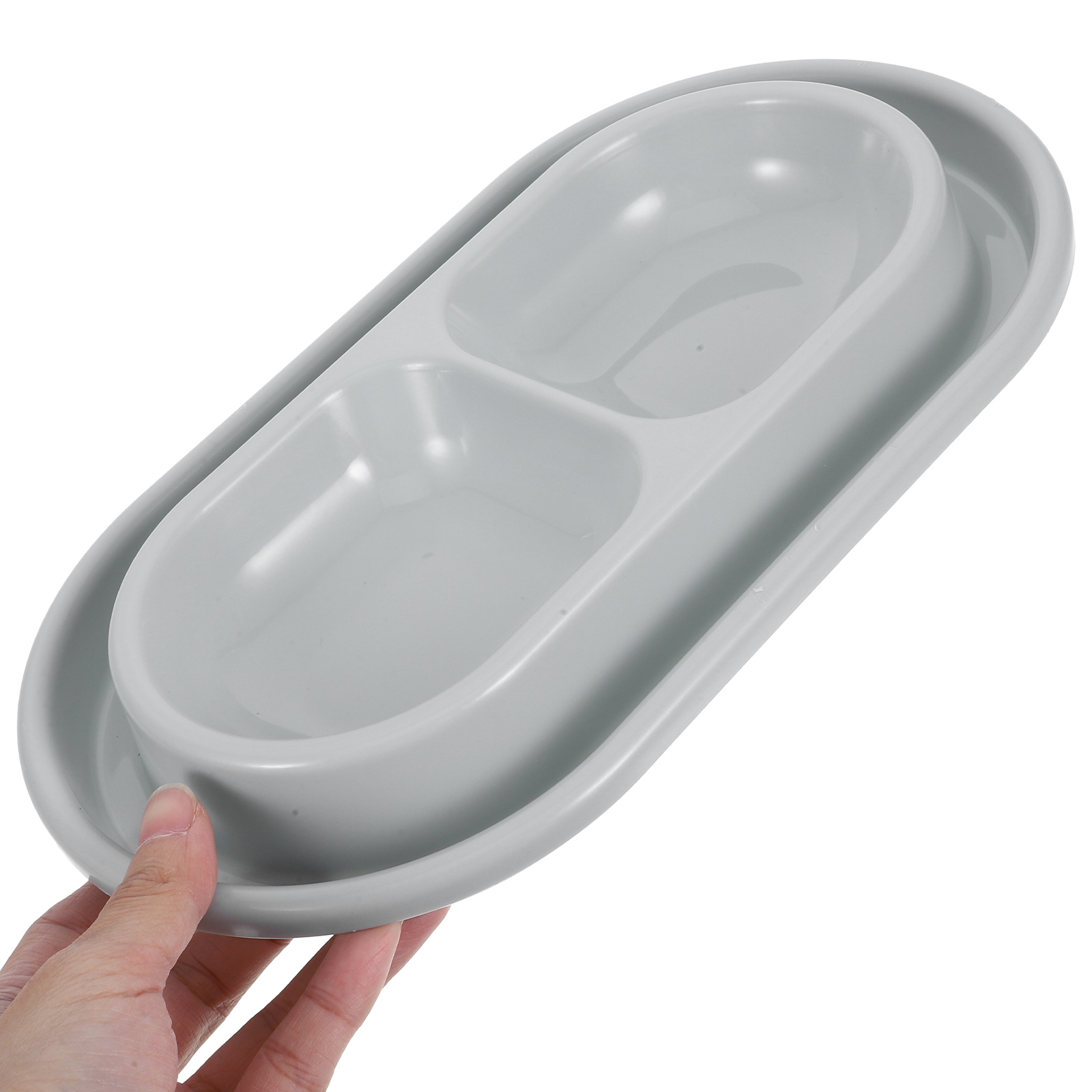 Anti-Ant Bowl for Pets Kitten Food Outdoor Cat Bowls Dish Blue Proof Dog Water No Spill