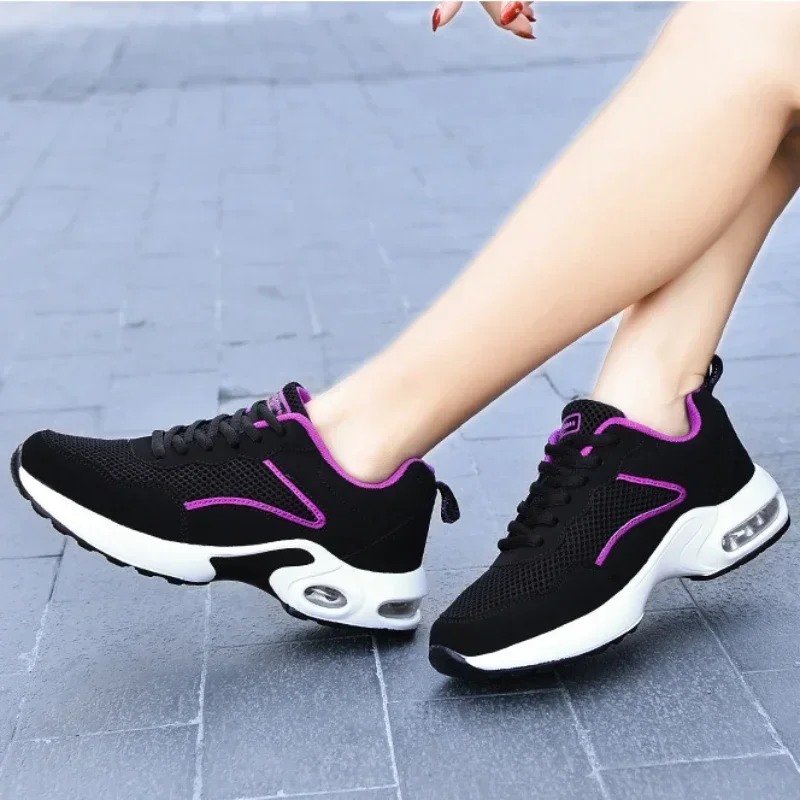 Breathable Vulcanized Shoes Woman Autumn Fashion Comfortable Sneakers Women Mesh Casual Sports Sheos 9e07