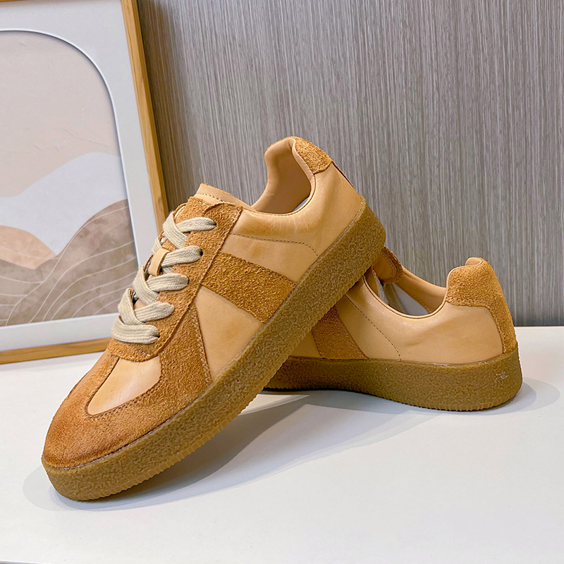 AIYUQI Moral Training Shoes Women Genuine Leather 2024 Spring New Women Sneakers Flat Trendy Forrest Gump Shoes for Women