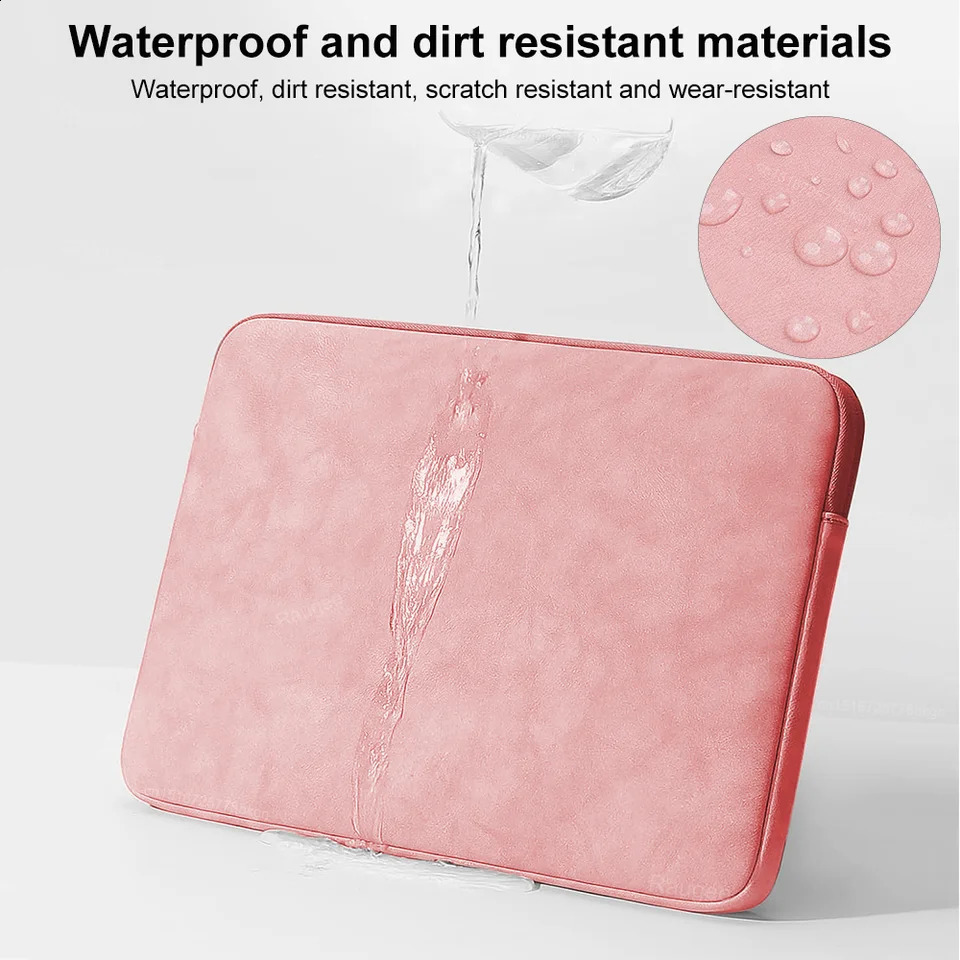 Laptop Sleeve Bag for Macbook Air Pro 13 13.3 14 15.4 15.6 Inch Notebook Pouch for Portable Bag Cover Case 240903
