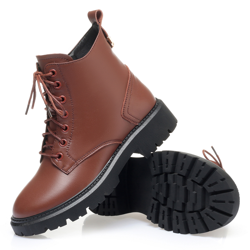 AIYUQI Women's Winter Boots Large Size 2024 New Genuine Leather Non-slip Women's Snow Boots Natural Wool Warm Women's Ankle Boot