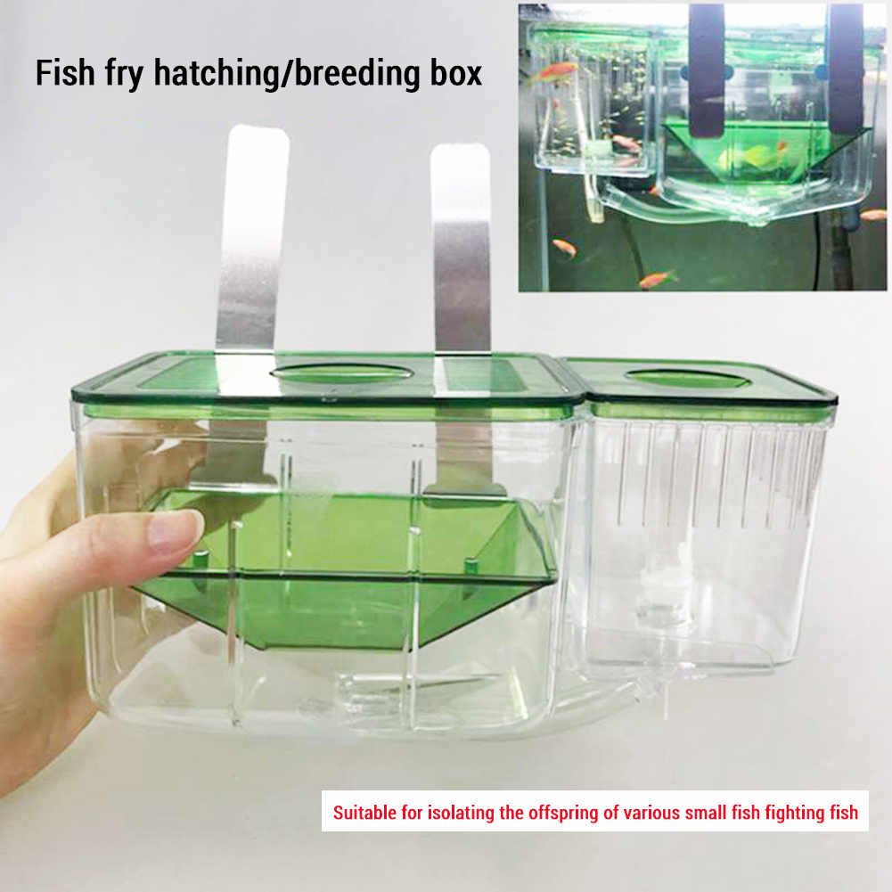 Aquarium Breeder Box Aquarium Fish Tank Hatchery Incubator Breeding Box Isolation Box For Baby Fishes Shrimp Aggressive Fish