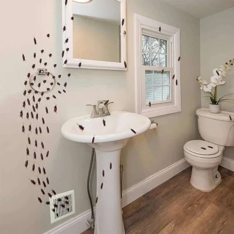 Prank Artificial roach Plastic Simulation Fake Roach Bug Funny Trick Joke Toy Halloween Props Spoof Decoration cockroach model