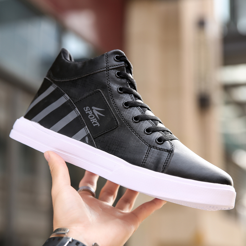 2024 new mens casual high top breathable board unique printed sports outdoor running shoes