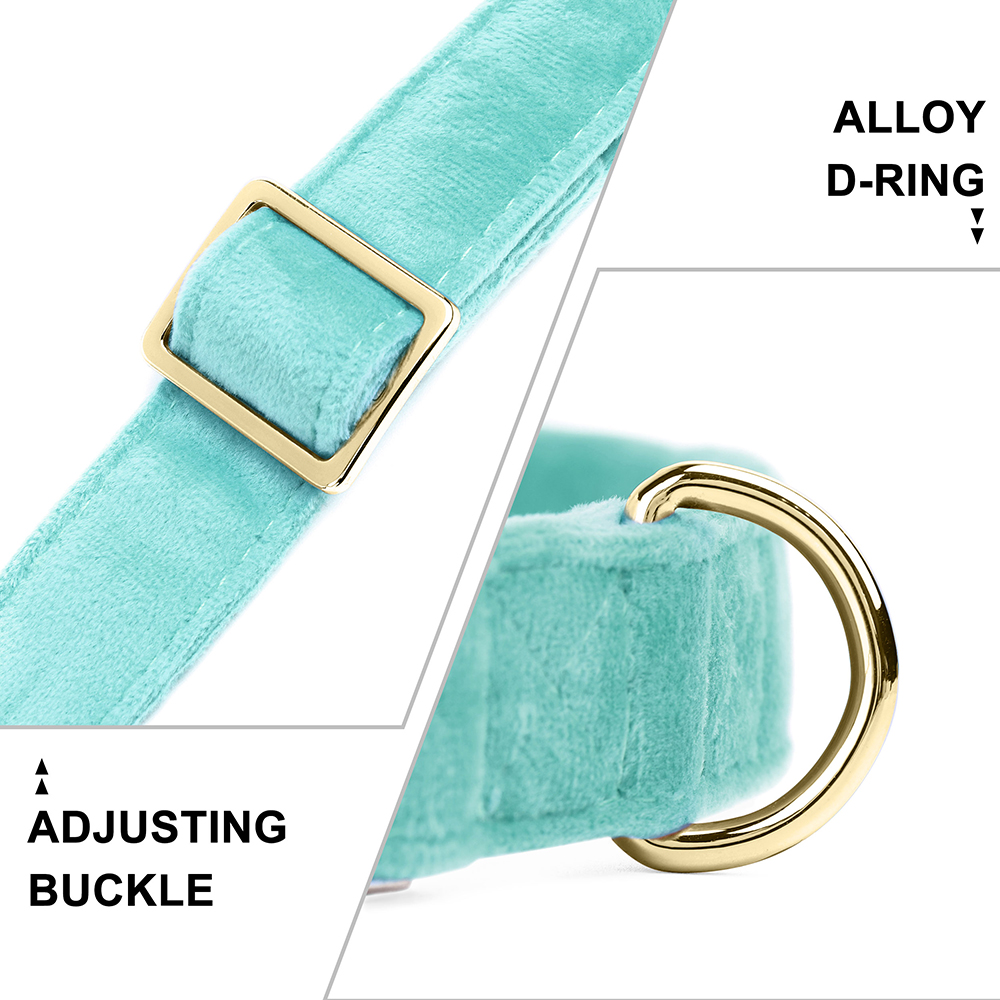 Custom Small Medium Large Pet Dog Collar Personalized Engraved Soft Pets Puppy ID Nameplate Collars For Pug French Bulldog S-L