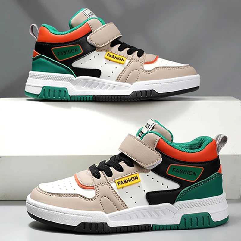 Design Children Sneaker Boys Shoes Skateboard Kids Casual Shoes Autumn Sports Tennis High Top Sneaker for Boy M240903
