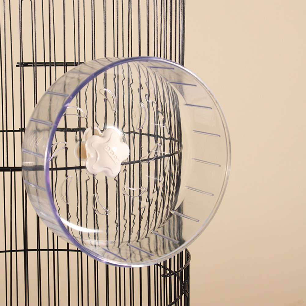 6.7inch Hamster Wheel, Silent Transparent Hamster Exercise Running Wheel, Small Animals Pet Exercise Running Toys For Cage