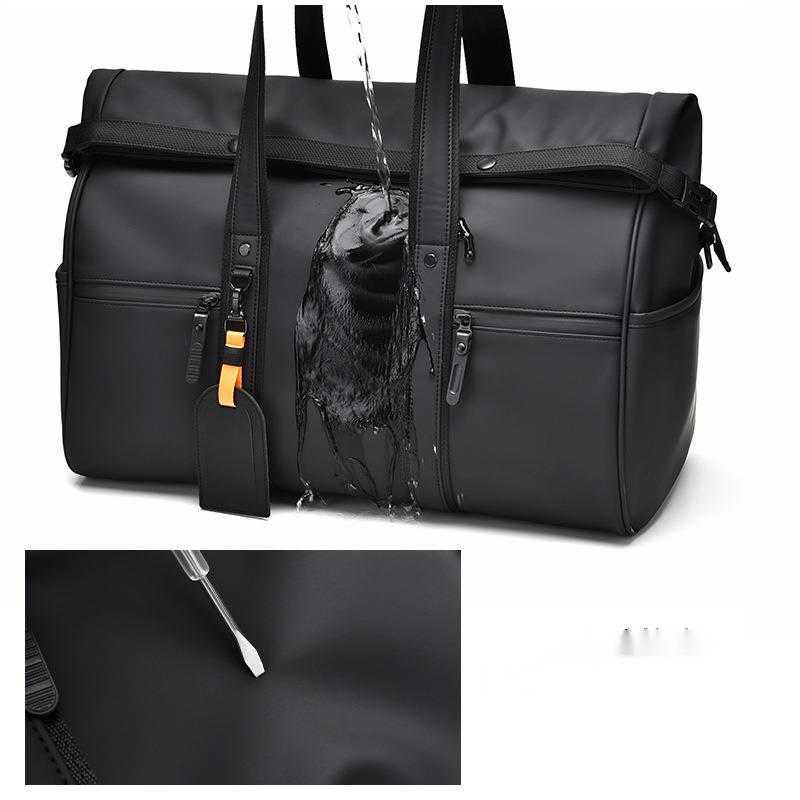 CMM duffle bags Fitness travel bag for men, large capacity dry wet separation waterproof sports bag, simple hand luggage bag, trendy 240915