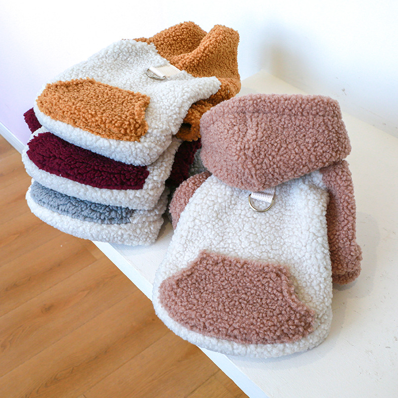 Pet Clothes New Arrivals Warm Fleece Sweatshirts Brushed Sweatshirts Dog Clothes Pet Supplies Pet Accessories Cute Dog Hoodie High quality pure cotton