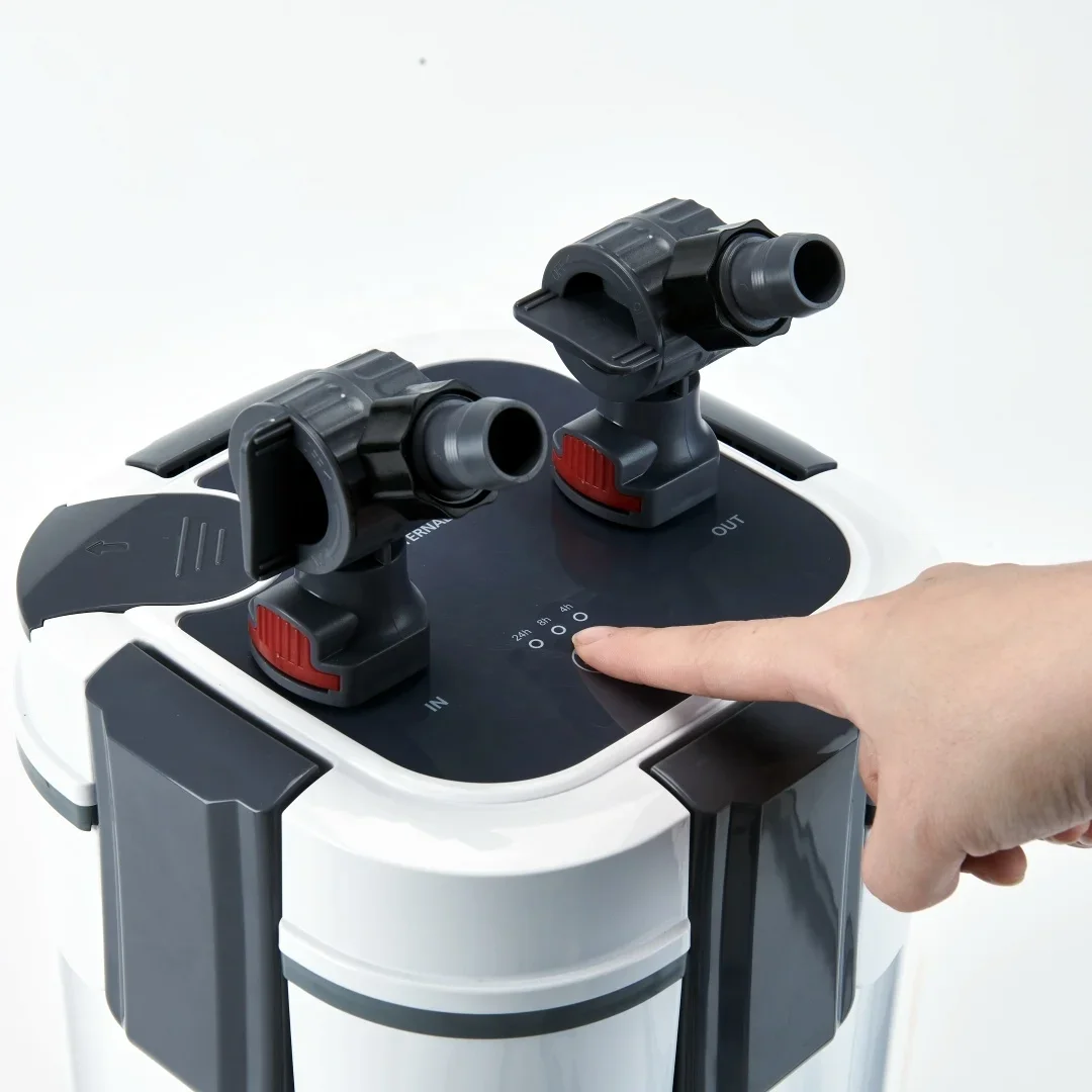 Up To 400L UV Lamp Filter for Fish Tank,1000-1500L/H Aquarium Water Filter,External Canister Filter