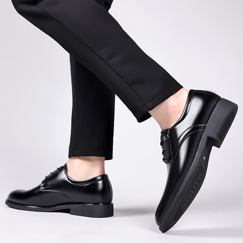 Men's Dress Shoes Elevator Shoes Formal Wedding Business Flat / 6CM Height Increase Lift Shoes Invisible Taller Male Suit Shoes