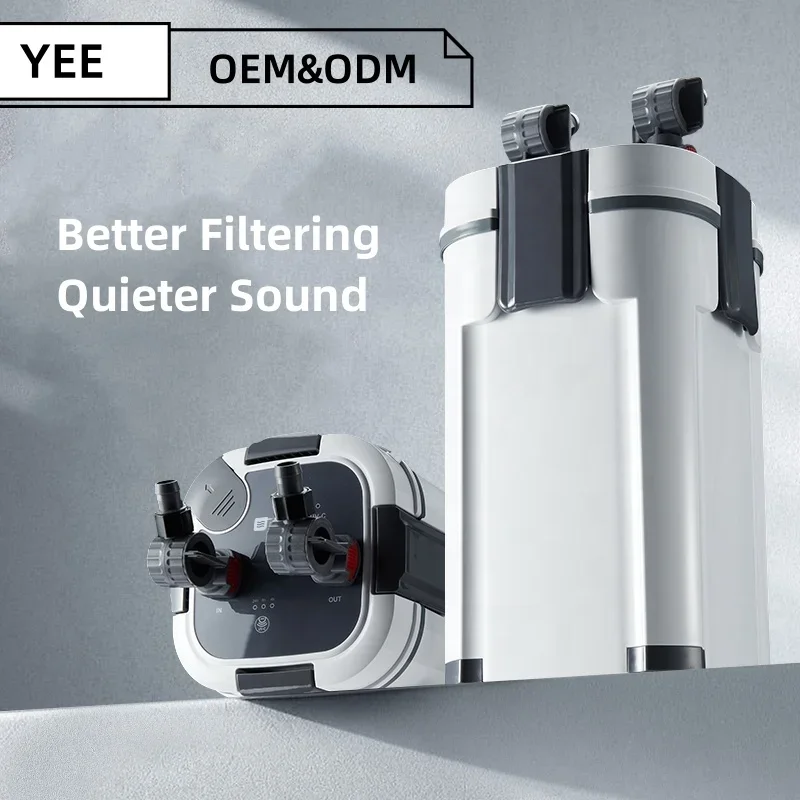 Up To 400L UV Lamp Filter for Fish Tank,1000-1500L/H Aquarium Water Filter,External Canister Filter