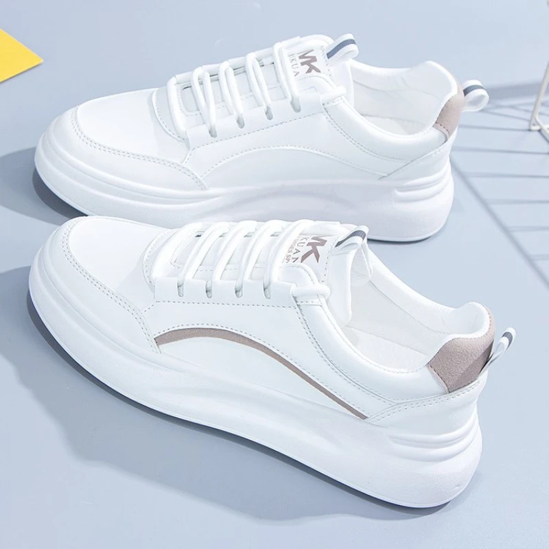 Womens Shoes Daily Lightweight Casual Shoes Comfortable Soft Bottom Sneakers Women Lace Up Flats Zapatillas Mujer