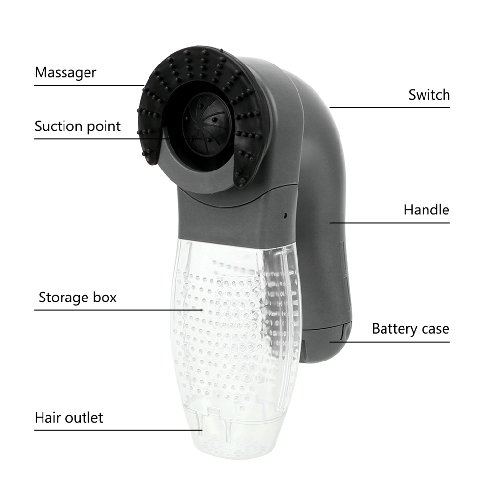Pet Grooming Vacuum Cleaner Cordless Dog Suction Remover Shaver Pet Hair Removal Brush for Long/Short Haired Dogs Cats