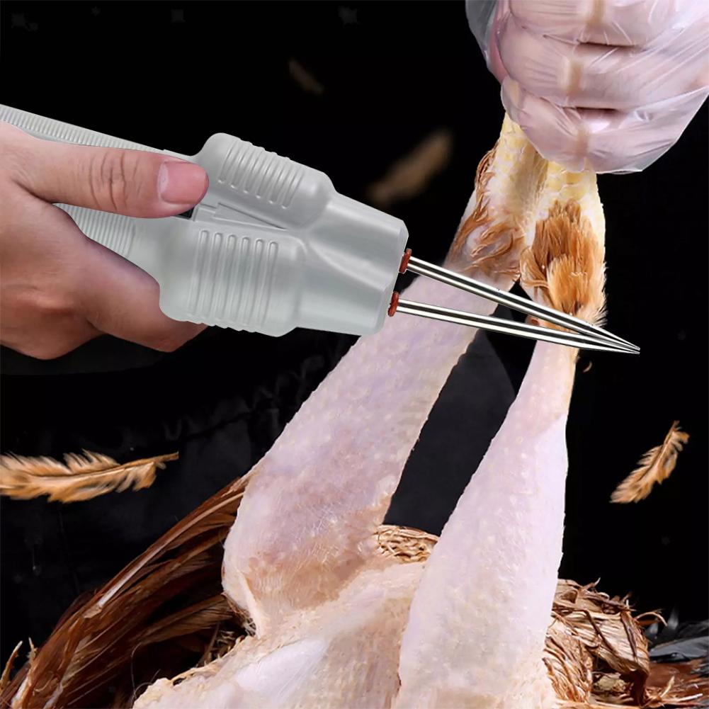 Poultry Plucking Artifact Chicken Feather Duck Goose Feather Electric Handheld Poultry Tweezers Pig Hair Clip Hair Removal Tool
