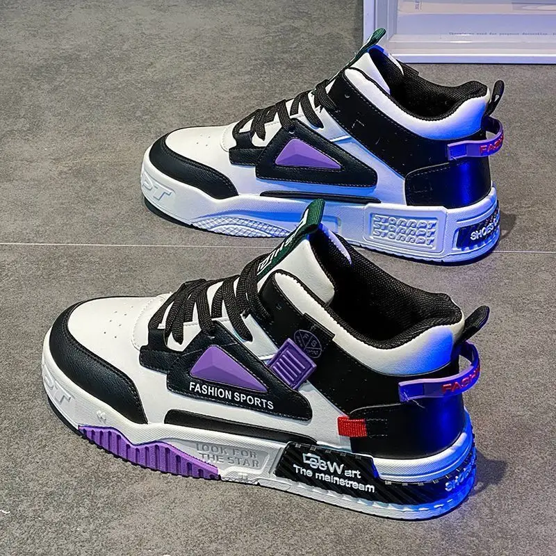 2025 New Fashion Men's Skateboard Shoes Outdoor Hip Hop Skate Shoes Man Street Platform Casual Sneakers Men de hombre