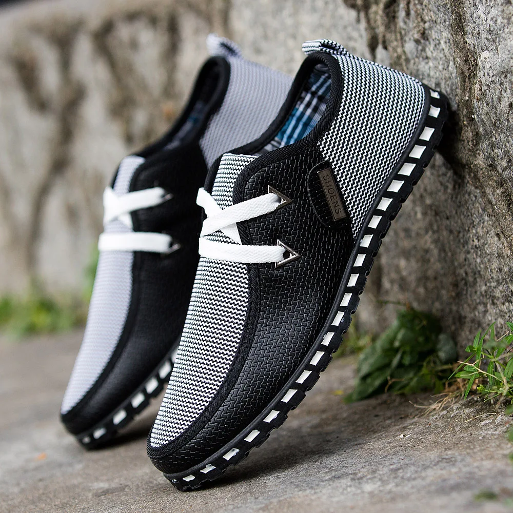 Splicing Men Casual Leather Shoes Fashion Comfortable Business Male Shoe Summer Spring Light Plus Size Footwear New Man Sneakers 37c8