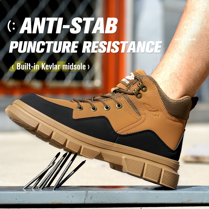New Male Indestructible Shoes Anti-Smash Anti Puncture Work Boots Safety Shoes Men Anti Scalding Welder Boots Steel Toe Shoes 549