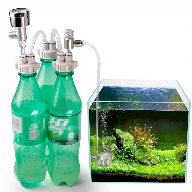 Aquarium CO2 System Generator Bottle Cap fishbowl plants DIY Air Diffuser Generator Tool Carbon Dioxide Reactor Instrument