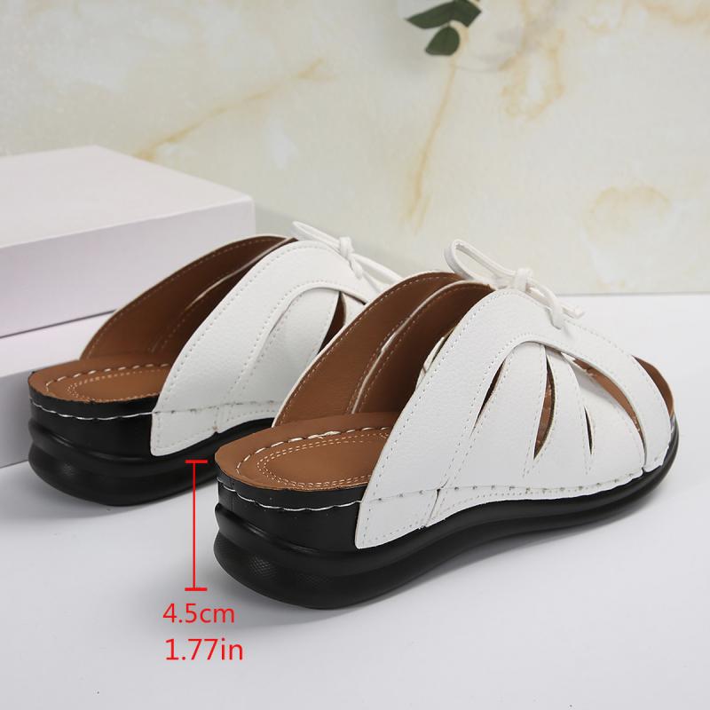 2025 new Summer Rimocy New Fashion Hollow Out Sandals for Women Gladiator Platform Slippers Anti-Slip Comfortable Beach Slides 43 1905 Platm Comtable