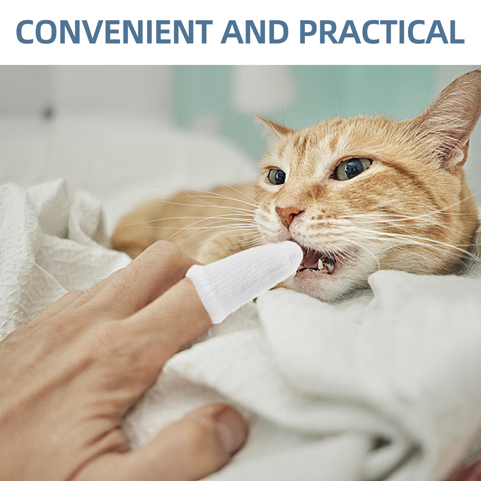 Pet Cleaning Finger Cots Small Dog Toothbrush For Dogs Cleaner Teeth Cat Puppy Toothbrushes Wet Wipes