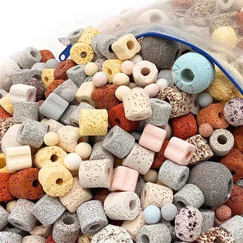21 Types Aquarium Bio Balls Biochemical Ball Filter Media for Aquarium Filter Accessories for Fish Tank Hot Sale 250g 500g 1000g