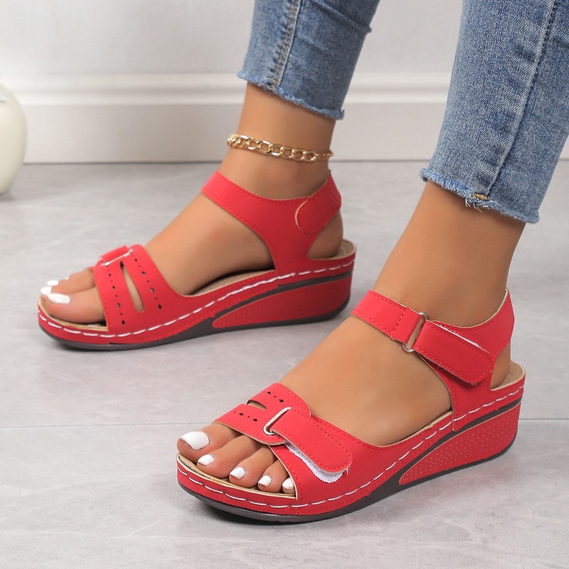 2024 New Sandals Shoes Women Soft Women's Sandals Slip on Open Toe Walking Shoes Slipper Party Footwear