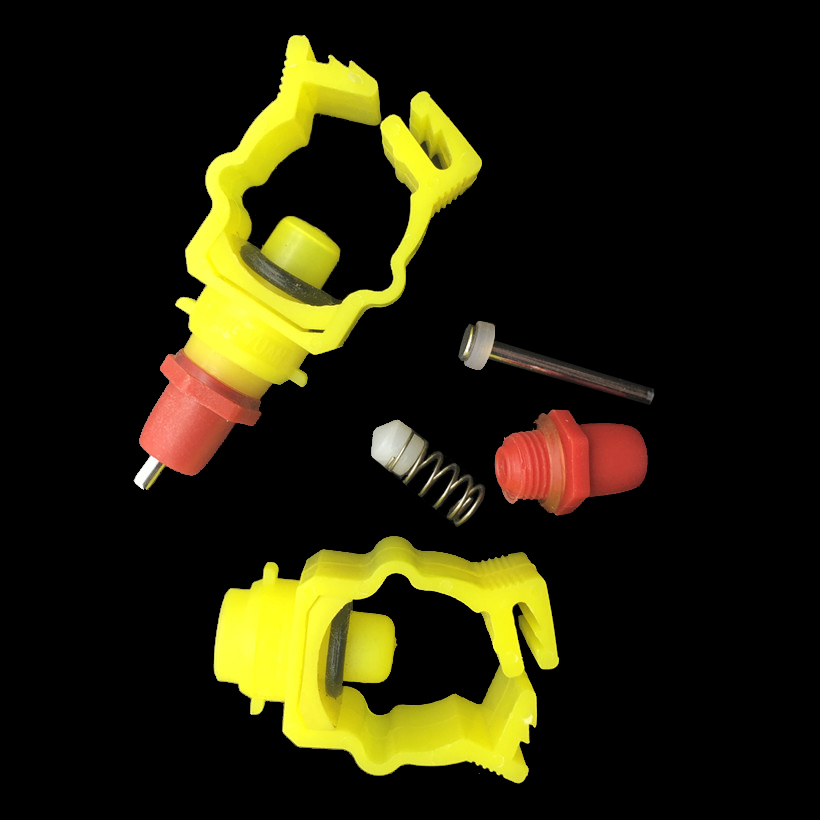10 Pcs Chicken With Nipple Drinkers Automatic Water Chicken Spring Bayonet Drinking Chicken Specialized Equipment