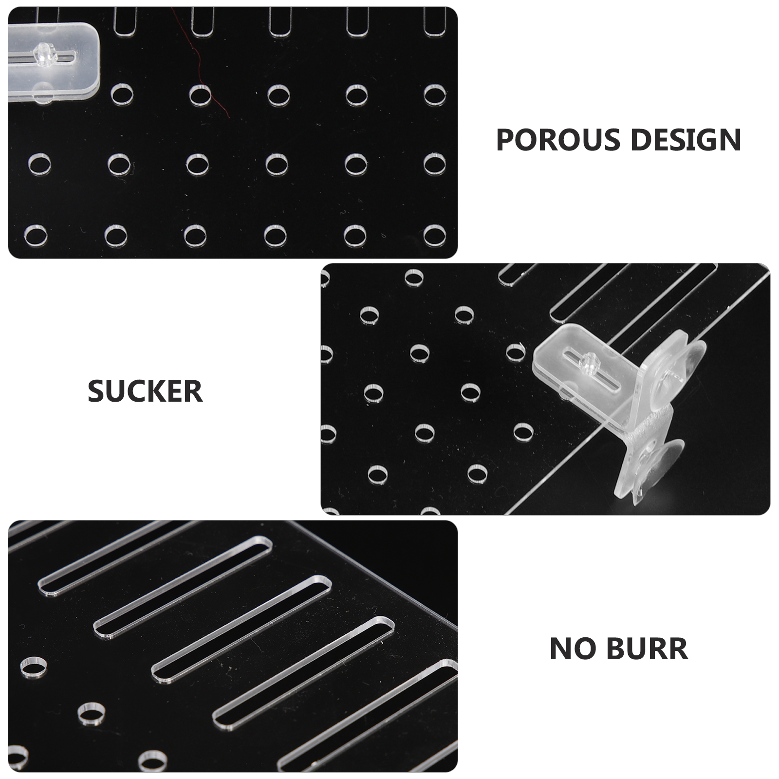 Seperator 20 Gal High Divider Fish Tank Isolation Board Portable Acrylic Aquarium Animal Transparent