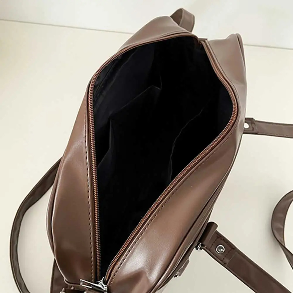 Japanese School Handbag with Adjustable Strap Kawaii Shoulder Bag with Zipper Closure Crossbody Bag Underarm Bag Messenger Bag 250417