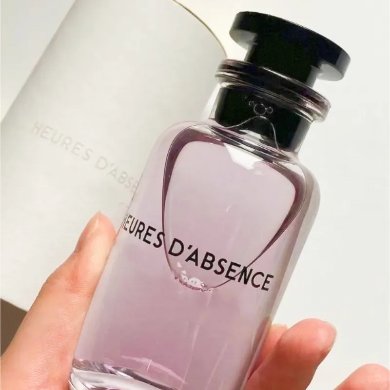 Male Cologne Women Perfume Lady Spray roses HEURES D'ABSENCE 100ml EDP French floral notes for any skin Man Parfum Women Cologne Spray High