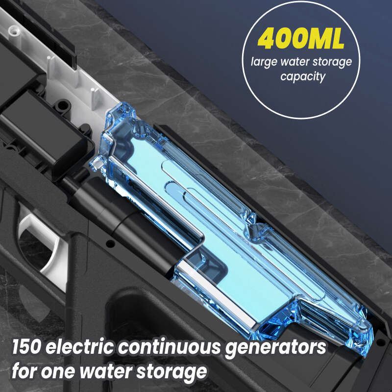 2024 New Electric Toy Fully Automatic Absorbing and Powerful Spray Large Black Technology Children's Water Gun - view 6