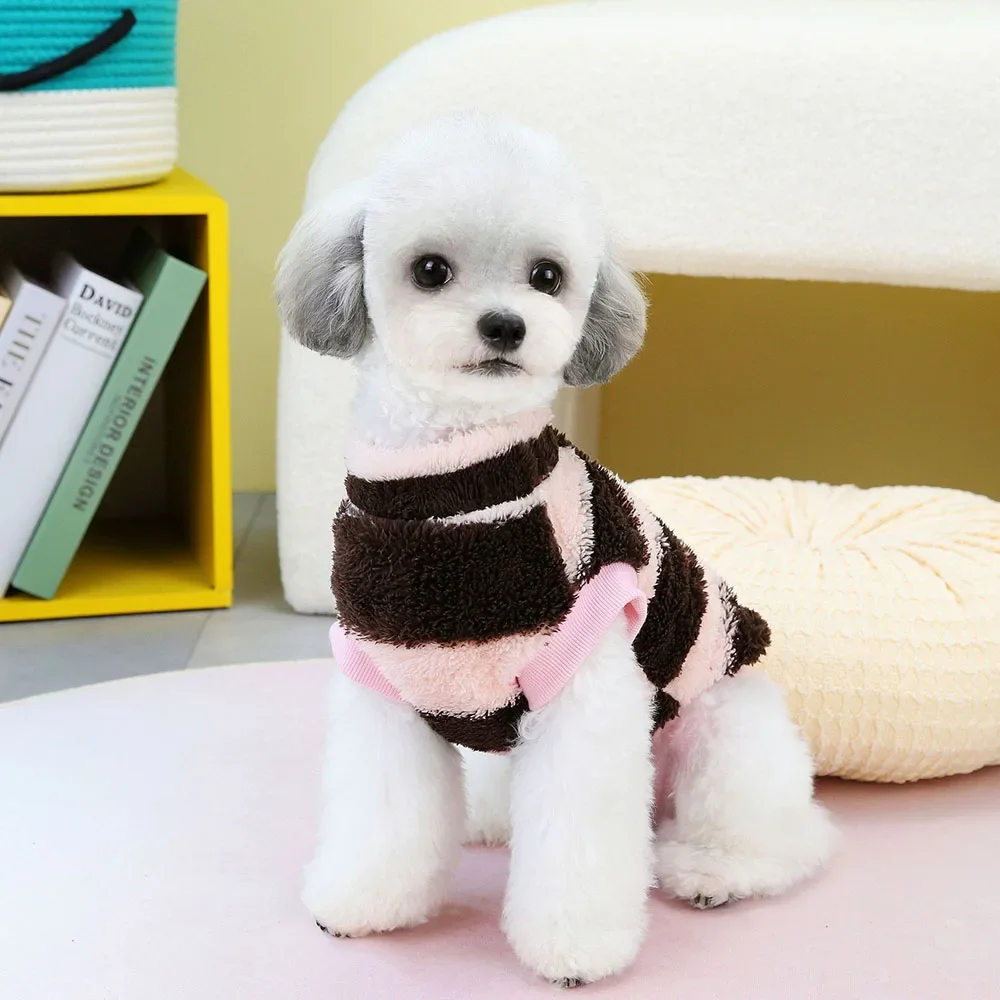 Warm Small Dogs Clothes Soft Fleece Dog Clothing Pet Puppy Winter Vest Costume for Small and Medium Dogs Cats Chihuahua Yorkie