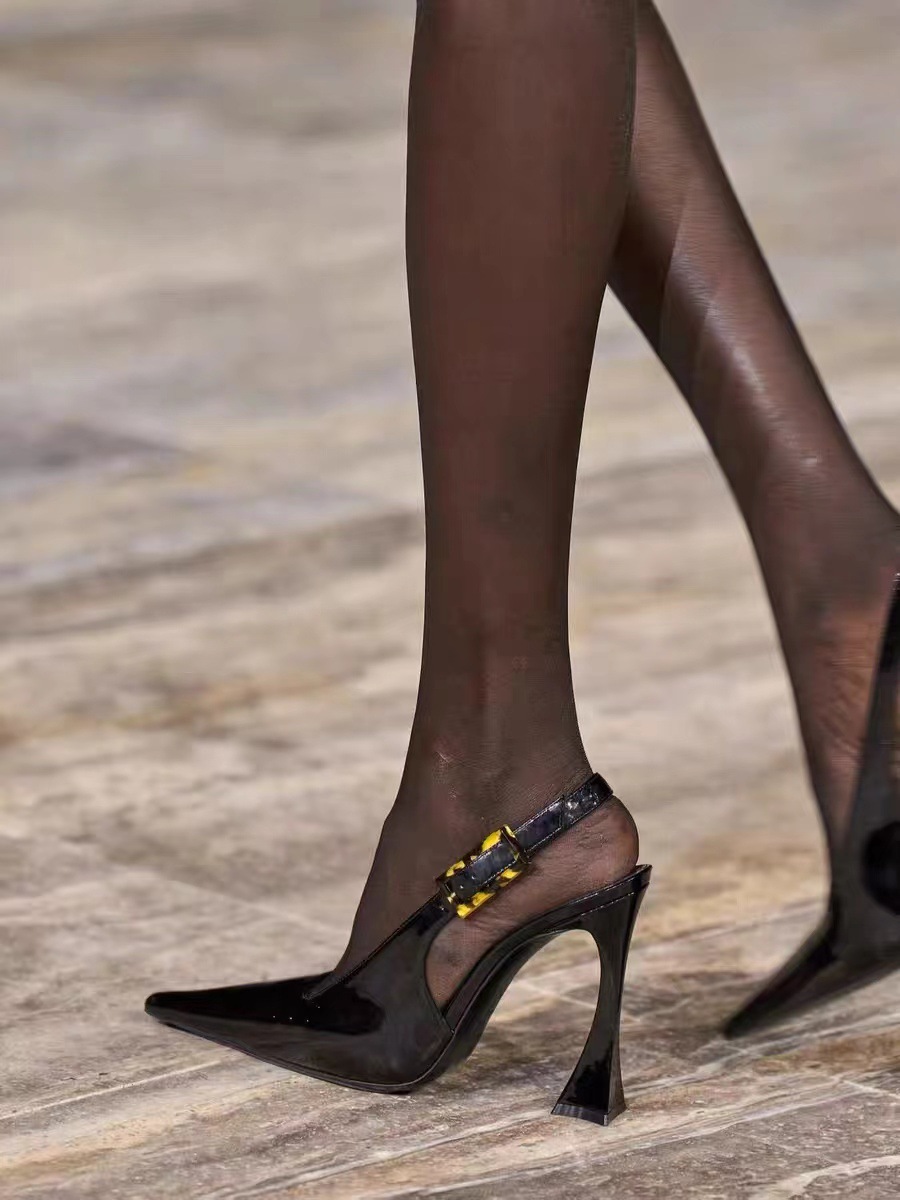 Sexy Pointed Toe High Heels Shoes Women Sandals New Dress Party Shoes Summer 2024 Designer Slingback Walking Zapatos Femme Pumps