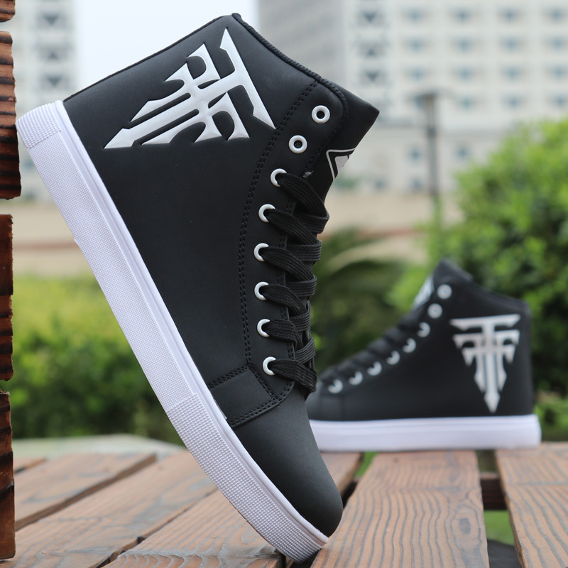 2024 new mens casual high top breathable board unique printed sports outdoor running shoes