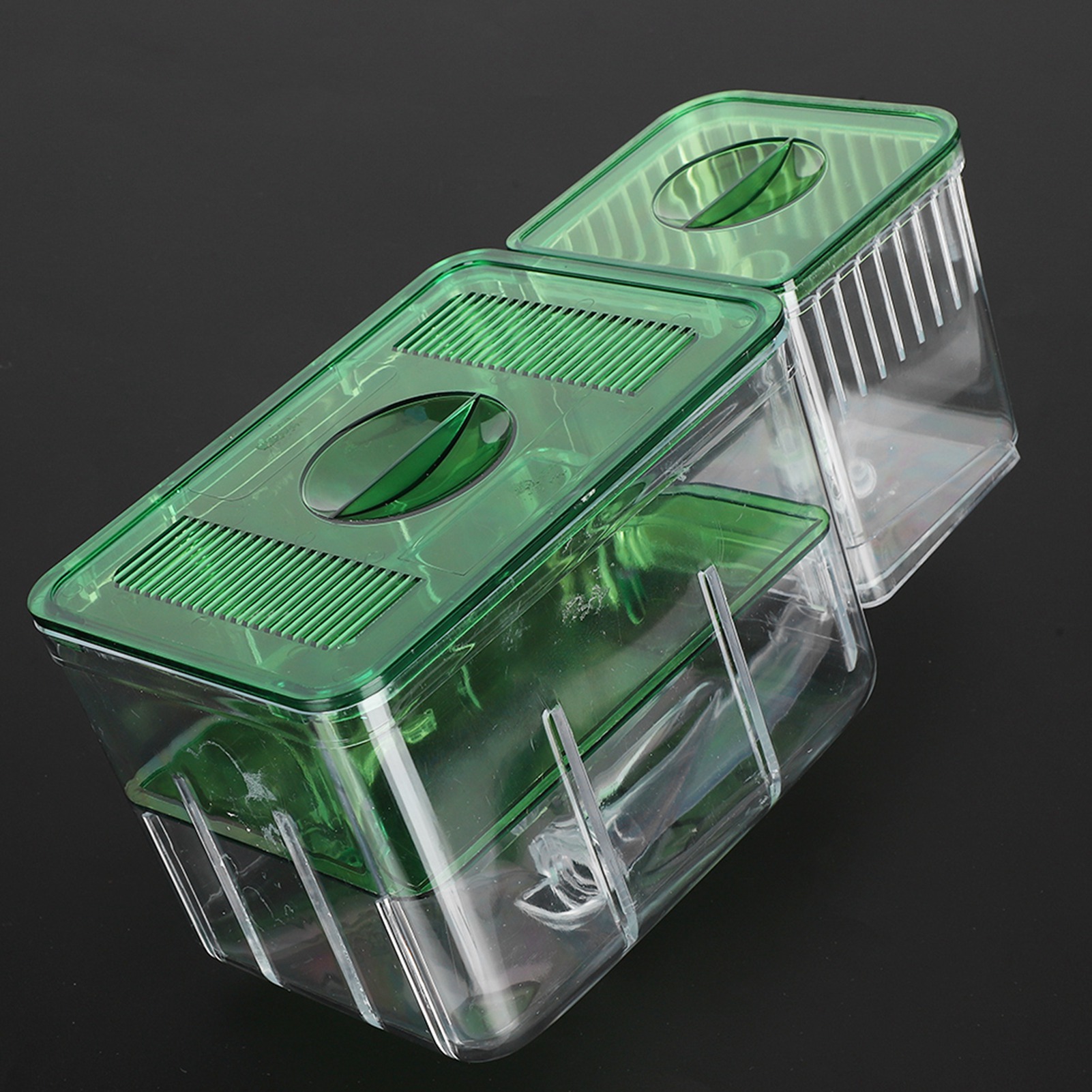 Aquarium Fish Tanks Breeding Box Little Fish Double‑Layer Isolation Incubator For Injured Small Fish Shrimp