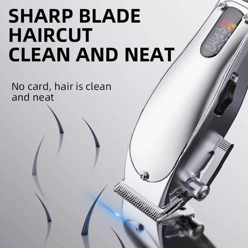 KIKIDO Original Design Metal Hair Clipper Electric Hair Clipper Mens Professional Cordless Hair Clipper W240824