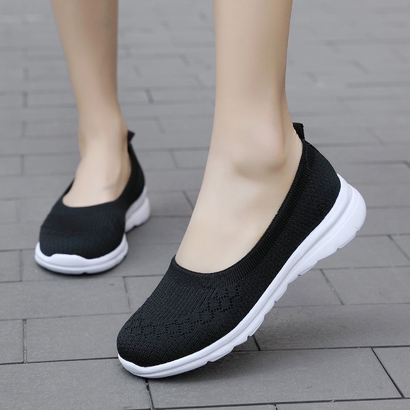 NEW hot Women Flats Shoes 2023 Breathe Soft Color Slip On women shoes comfortable for work Ladies Shoe Mesh atos Mujer