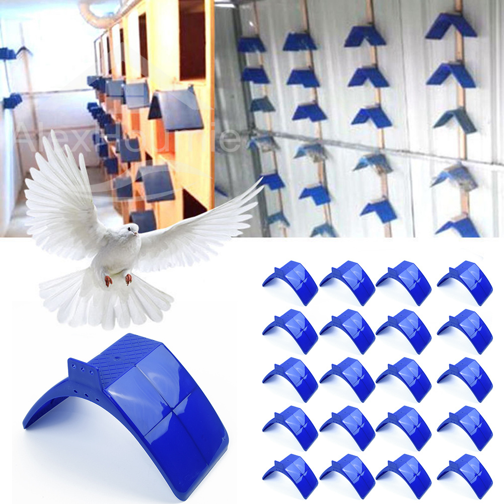 20 Pcs Dove Rest Stand Lightweight Pigeon Perches Plastic Birds Roost Holder Pigeons Dwelling Frame for Parrots and Other Birds