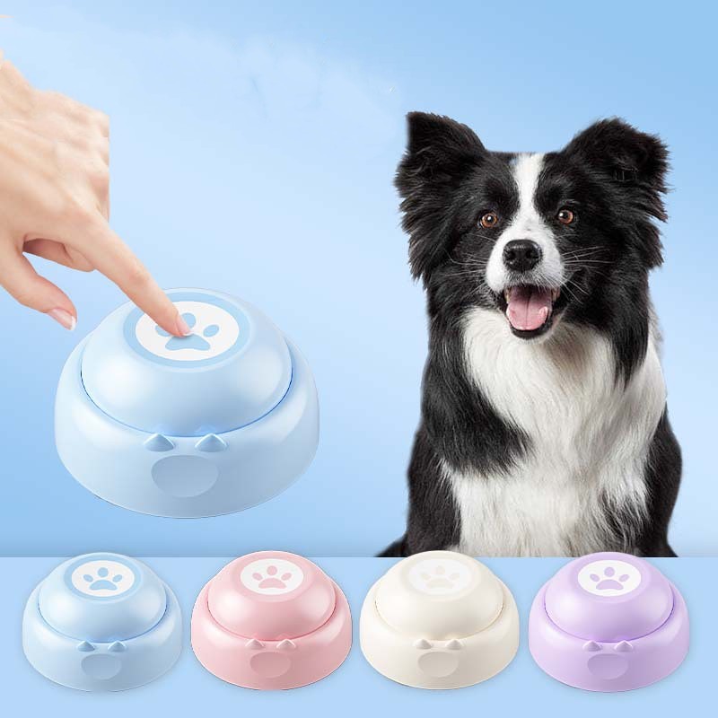 Dog Communication Buttons Voice Recording Button for Pet Training Buzzer 30 Second Record Playback Funny Gift for Talking Pet