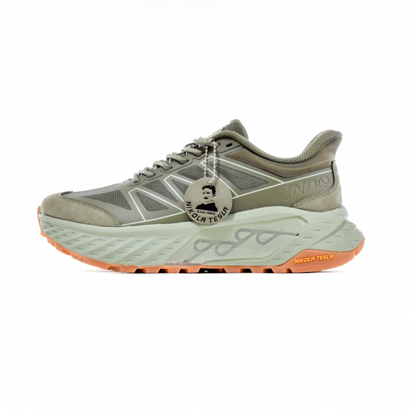 Low Top Nikola Tesla Valve Waterproof Hiking Shoes Running Shoe Light Blue desert seaweed Barley Yellow Coral Blue red Lilac triple black Designer Tra