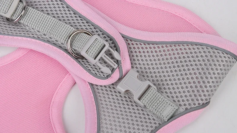 2025 new Puppy Harness Set Accessories Adjustable Pet Vest Dogs French Bulldog Chihuahua Small Dog Collar Supplies Products Home