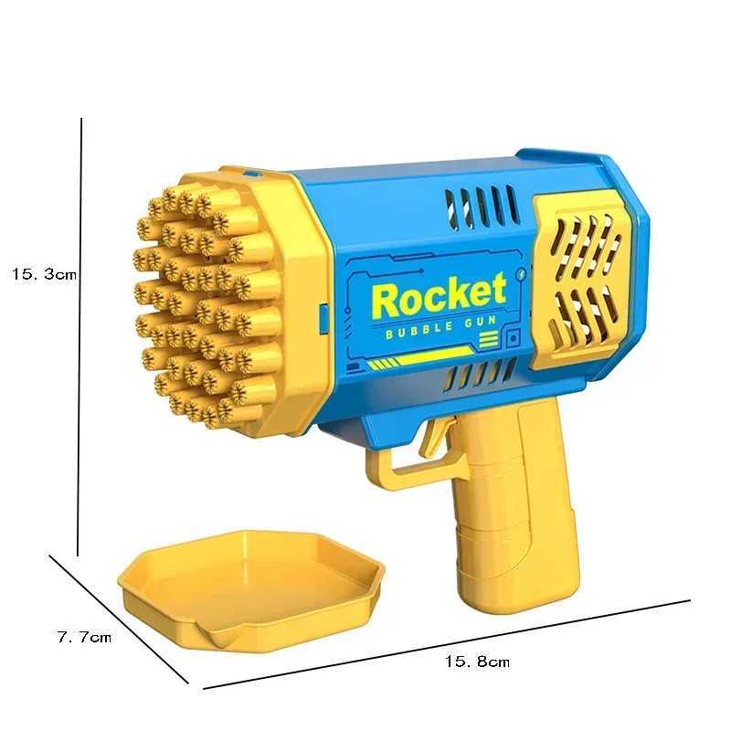 40 hole fully automatic bubble gun toy handheld bubble machine electric childrens toy outdoor bubble toy childrens giftW2409028888
