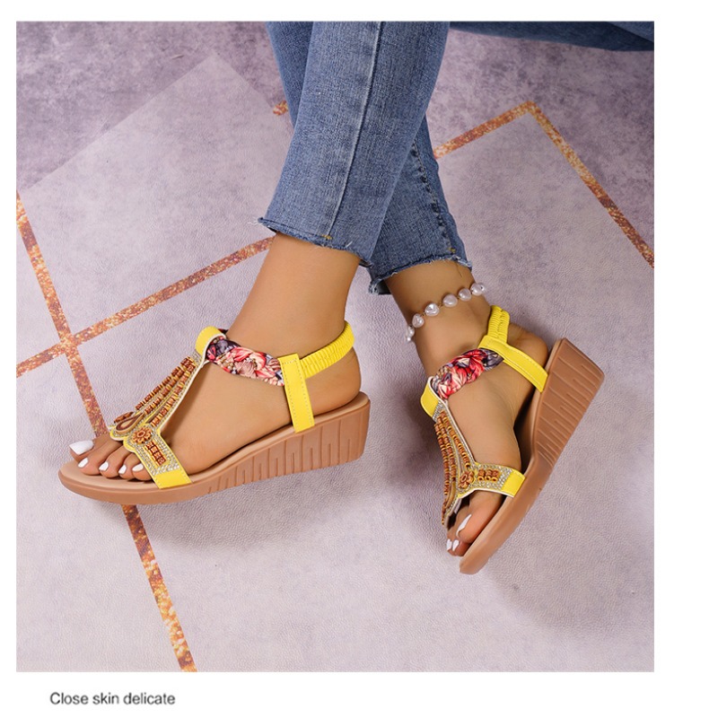 Summer Casual Ladies Beach Sandals Walking Women Wedge Shoes Outdoor Comfort Female Fashion New Sneakers d361