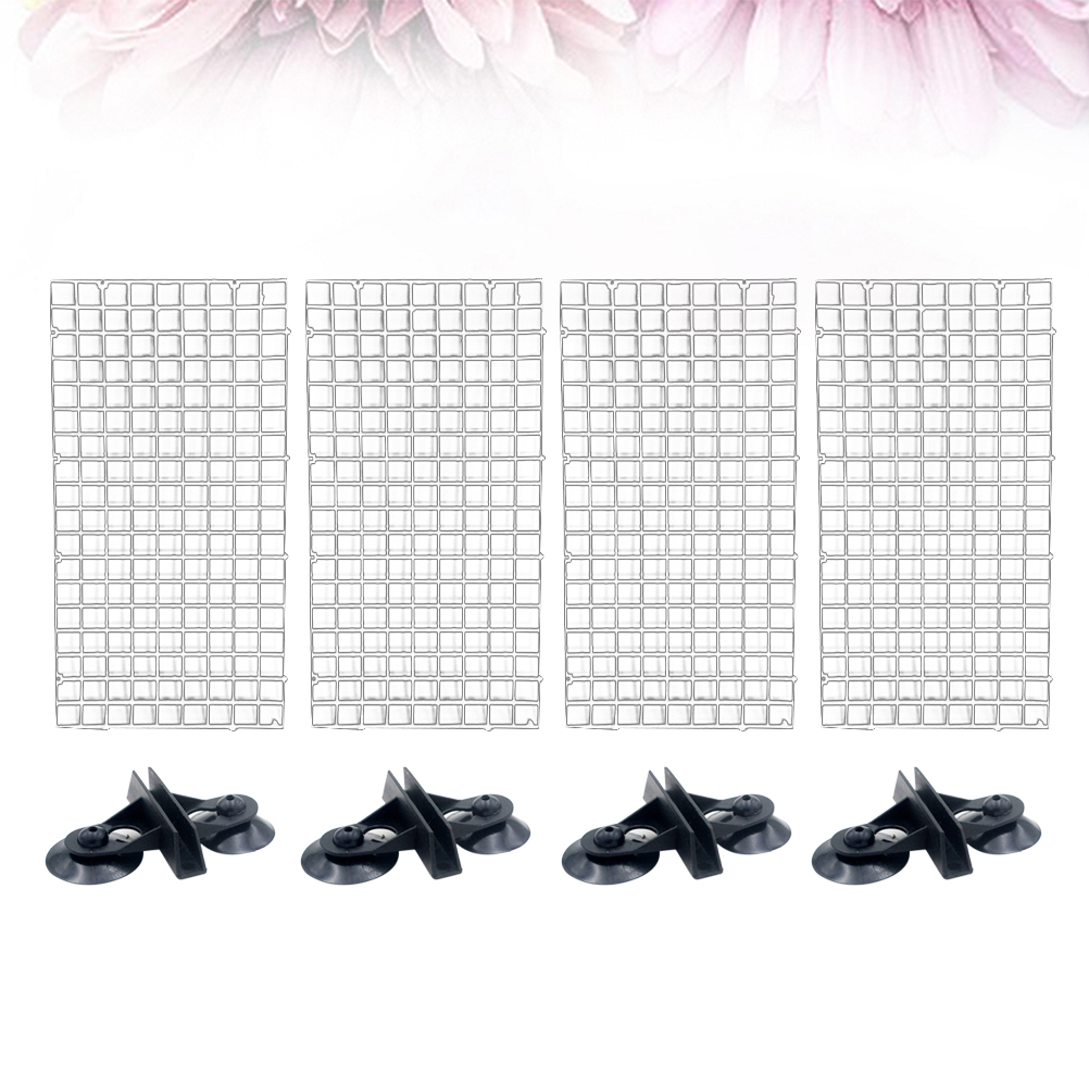 Fruit Drain Basket Fish Tank Separator Betta Splitter Partition Small with Divider